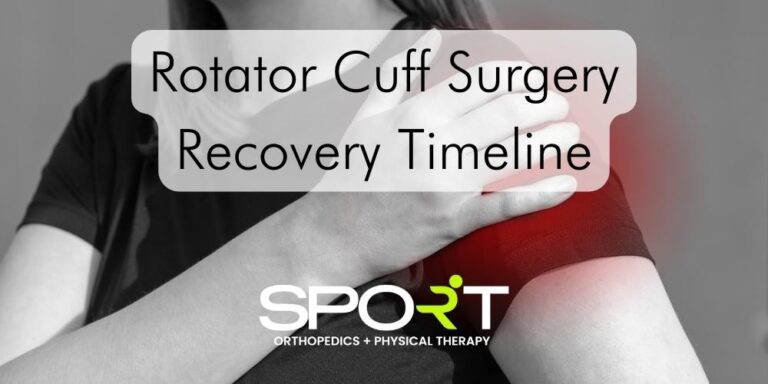 Rotator Cuff Surgery Recovery Timeline 